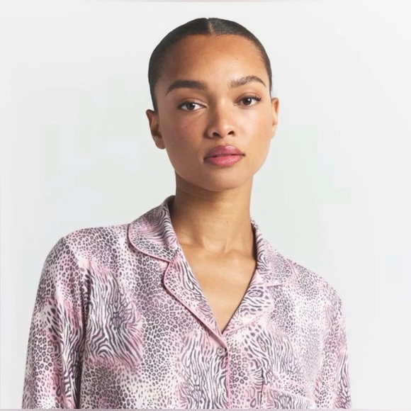 SKIMS Bloom Mini Multi Animal Print Sleep Set Large - Picture 1 of 5